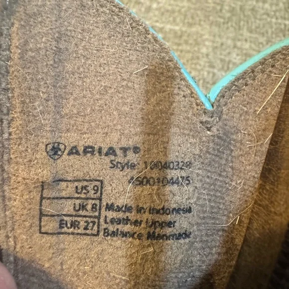 Ariat Bright Eyes 2 Easy Fit western boots (Style: 10040328) Size 9 - Picture 8 of 11